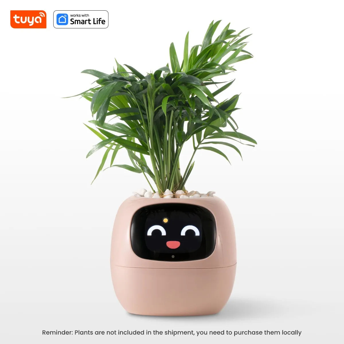 Tuya Ivy Smart Planter, 49 Expressions,7 sensors, Make Raising Plants Easy & Fun