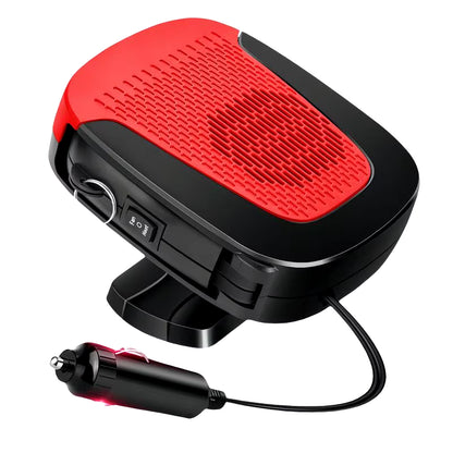 12V 150W Portable Car Heater 2-In-1 Car Cooling and Heating Windshield Defogger Defroster & Heater Current Limiting Line