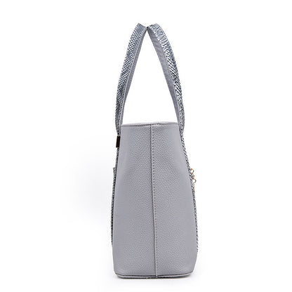 5 Pc. Fashion Handbag With Shoulder Bag