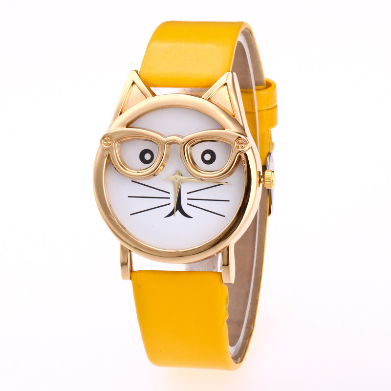 Cartoon Kitty Watch