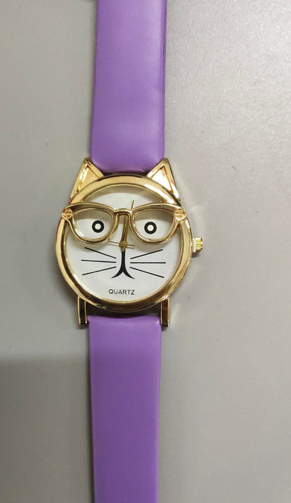 Cartoon Kitty Watch