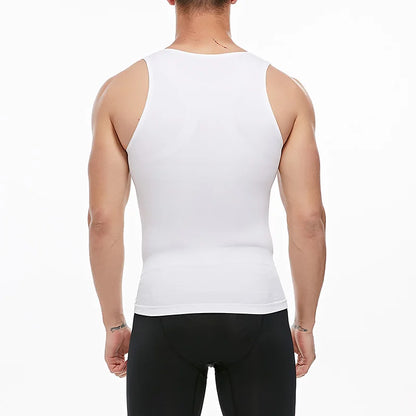 Men's Slimming Body Shaper Corset Vest Shirt Compression Abdomen Tummy Belly Control Waist Cincher Slimming Underwear Dropship