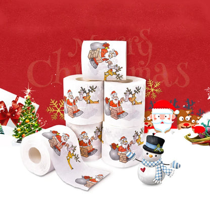 Santa Claus Bath Toilet Paper Roll, Xmas Decor( Fancy TP)