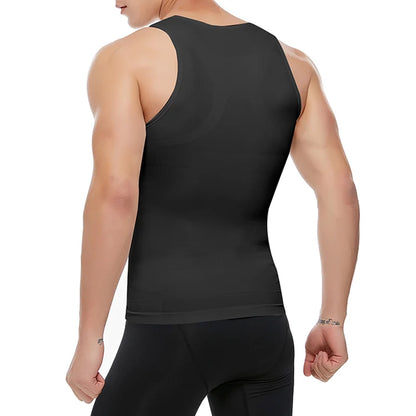 Men's Slimming Body Shaper Corset Vest Shirt Compression Abdomen Tummy Belly Control Waist Cincher Slimming Underwear Dropship