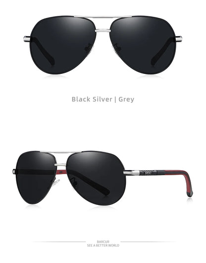 BARCUR Design Polarized Sunglasses for Men