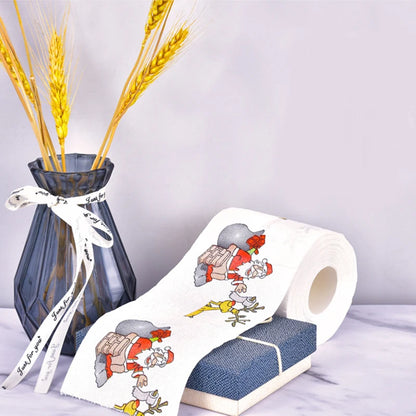 Santa Claus Bath Toilet Paper Roll, Xmas Decor( Fancy TP)