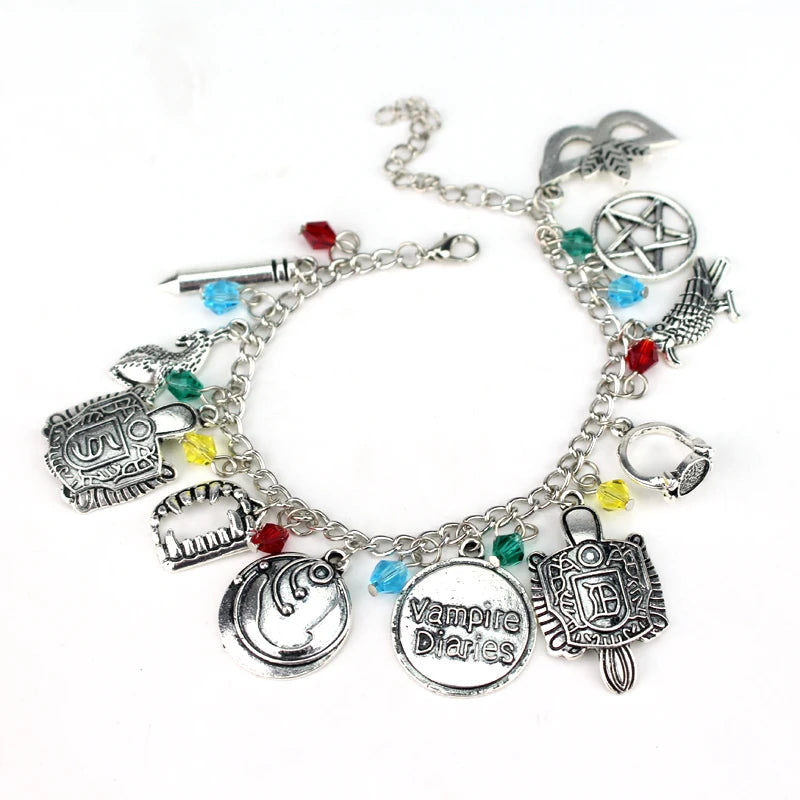 TV The Vampire Diaries Pendants Bangle Bracelet