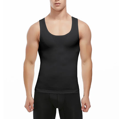 Men's Slimming Body Shaper Corset Vest Shirt Compression Abdomen Tummy Belly Control Waist Cincher Slimming Underwear Dropship