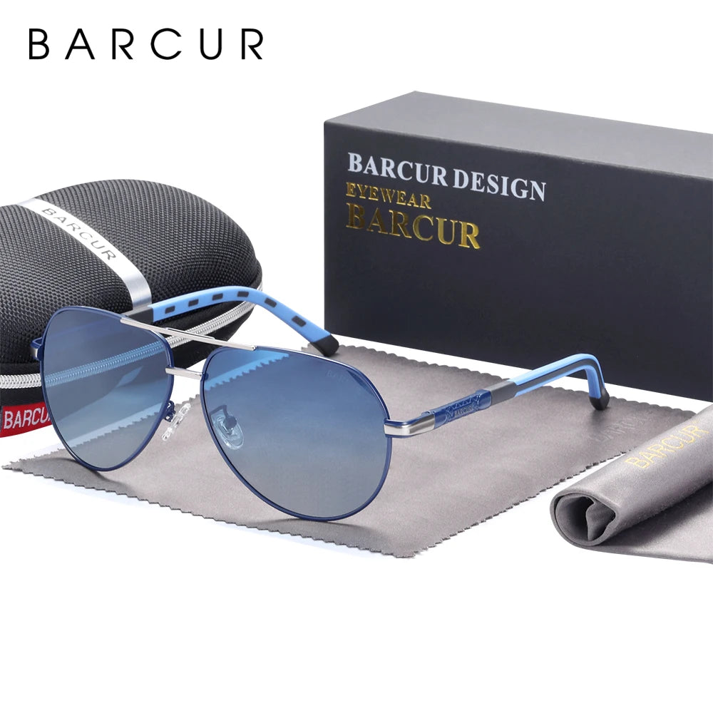 BARCUR Design Polarized Sunglasses for Men