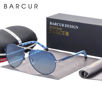 BARCUR Design Polarized Sunglasses for Men