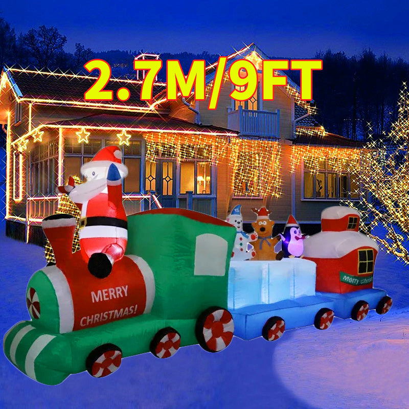 Outdoor Christmas Decoration Built-in LED Lights Inflatable Toys Xmas New Year Indoor Props Home Party Gift Yard Garden Decors