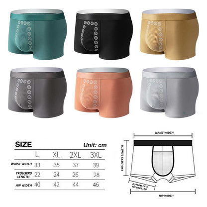 Magnetic Underwear Magnetic Home Physiological Underwear Comfortable L-3XL Enlargement Men'S Underwear Physiological