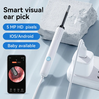 3.5mm Intelligent Visual Ear Pick, Portable,  Luminous w. HD Otoscope