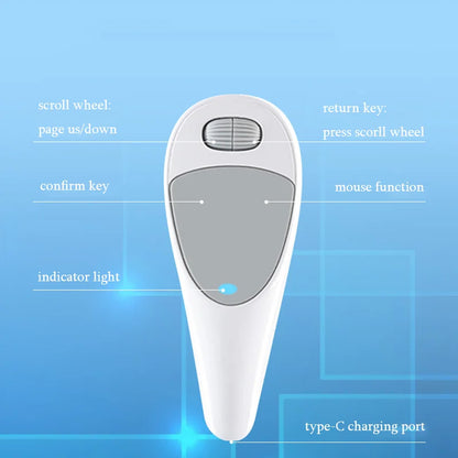 Mini Wireless Bluetooth Mouse Remote Control Rechargeable Type-C