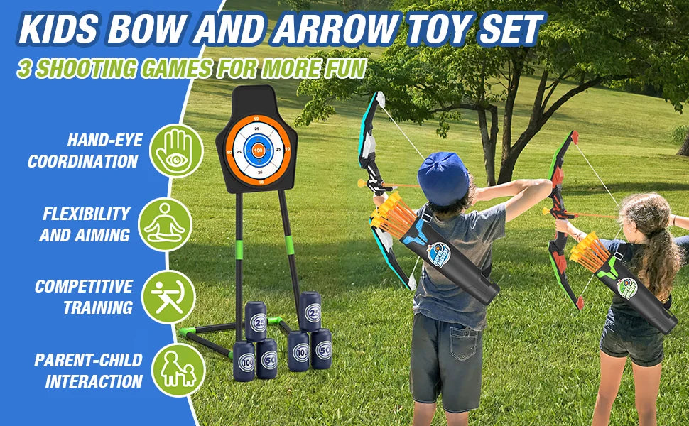 Bow And Arrows For Children Kids for Archery Bow Set