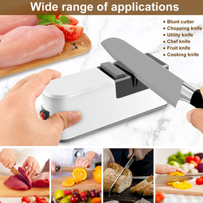 2Pc Electric Knife knife sharpener professional blade Eco-Friendly kitchen gadgets ceramic razor blade Electric Cutter Sharpener