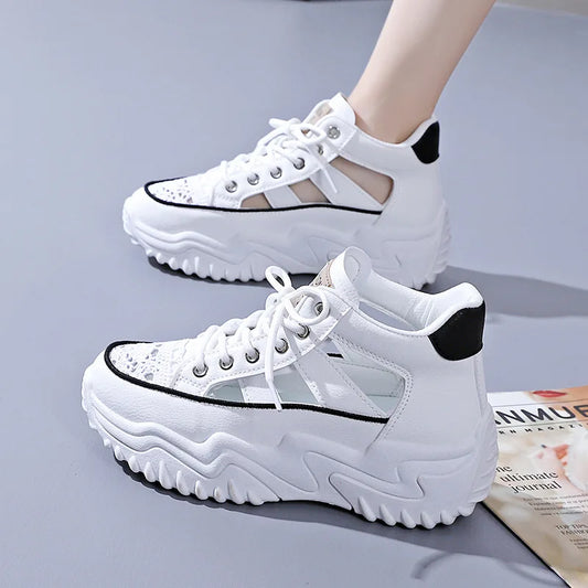 Sneakers Women Trends 2023 Casual Sports Platform Tennis Basketball Woman Running Shoes Designer Thick Bottom Trainers