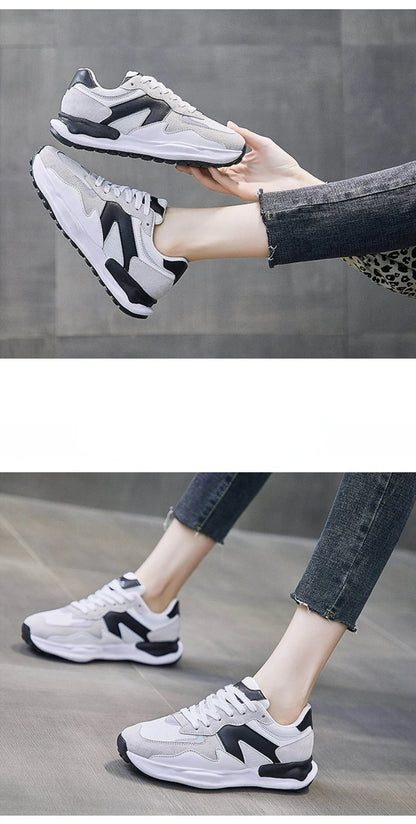 Sneakers Women Trendy 2023 Ladies Casual Sports Running Shoes Tennis Female Breathable Trainers