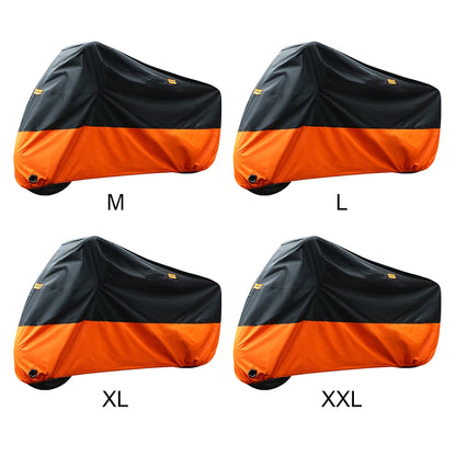 Thick 190T Motorcycle Waterproof Cover Universal Outdoor Uv Protective Cover