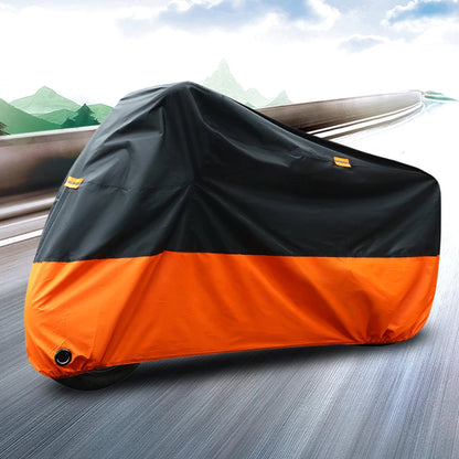 Thick 190T Motorcycle Waterproof Cover Universal Outdoor Uv Protective Cover