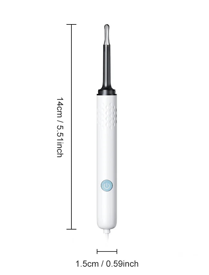 3.5mm Intelligent Visual Ear Pick, Portable,  Luminous w. HD Otoscope