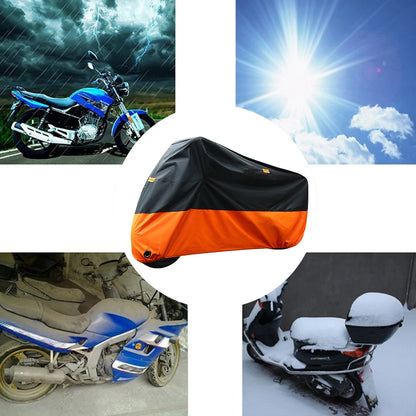 Thick 190T Motorcycle Waterproof Cover Universal Outdoor Uv Protective Cover