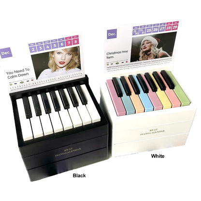 Taylor Swift Piano w. 2024 Calendar and (Playable) Aesthetic 15 Keys Piano