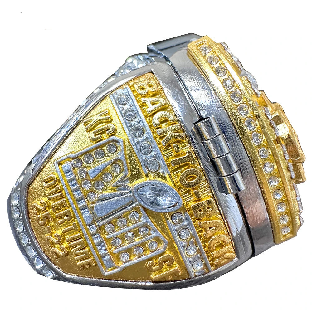 Chiefs Championship ring  (Tom and Jerry) Playbook 2022-2023