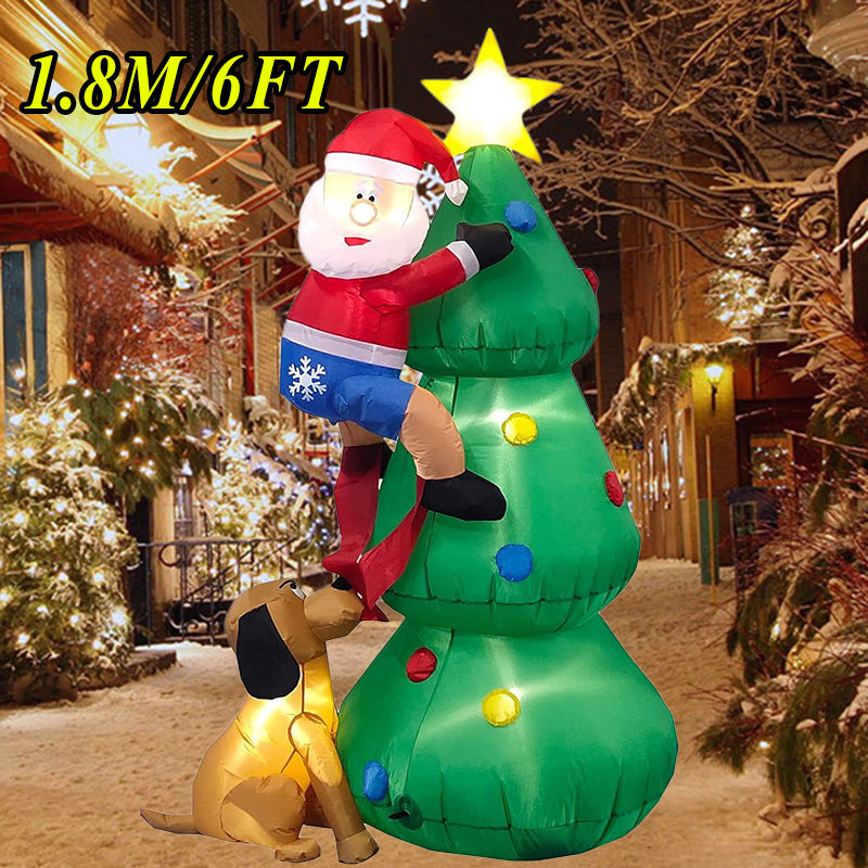 Outdoor Christmas Decoration Built-in LED Lights Inflatable Toys Xmas New Year Indoor Props Home Party Gift Yard Garden Decors