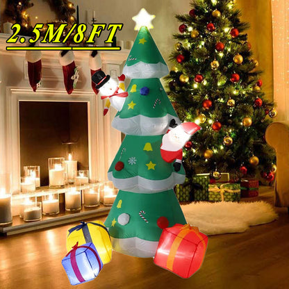 Outdoor Christmas Decoration Built-in LED Lights Inflatable Toys Xmas New Year Indoor Props Home Party Gift Yard Garden Decors