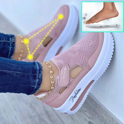 Red Sneakers Women Woman Tennis Canvas Shoe Female Casual Ladies Sport Platform Sneaker Hollow Out Shoes