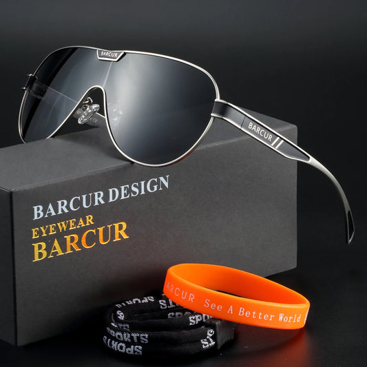 BARCUR Man Sunglasses for Men Polarized Sun Glasses