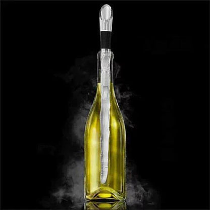 Winecicle - the Wine Chiller Icicle Stick and Built in Aerator