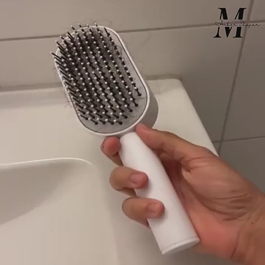 Self Cleaning Hairbrush (One-key Cleaning)